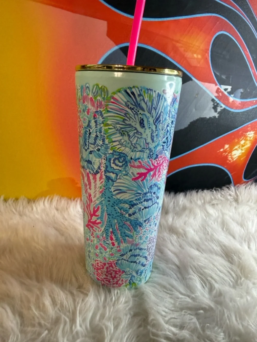 Lilly‎ Pulitzer NEW Spashdance Tumbler 24 Oz (TXAUP)